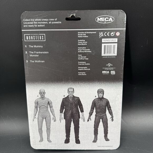 NECA Frankenstein Action Figure 2022 Glow In The Dark Universal Monsters Sealed - Picture 2 of 2